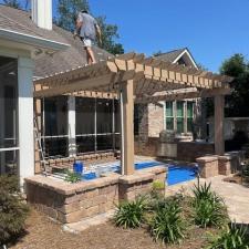 High-Quality-Pergola-Painting-Performed-In-Fairhope-AL 0