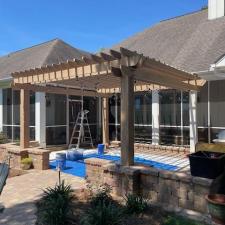 High-Quality-Pergola-Painting-Performed-In-Fairhope-AL 1