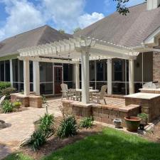 High-Quality-Pergola-Painting-Performed-In-Fairhope-AL 2