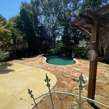 Surface-Washing-Travertine-Concrete-Pool-Area-in-Daphne-AL 0